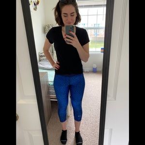 🏋️‍♀️ Blue sport leggings fitness workout 🏋️‍♀️